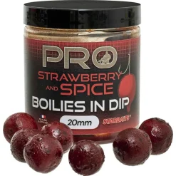 Bouillette Trempée Starbaits Probiotic Boilies In Dip Strawberry Spice