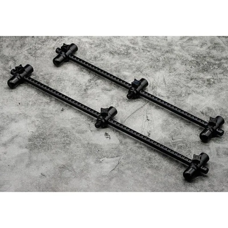 One More Cast Rod Pods – Supports^Buzz Bar Elbowz Black Anodised Aluminium