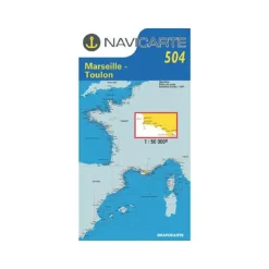 Carte De Navigation Navicarte Marseille - Toulon - Les Calanques