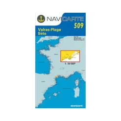 Carte De Navigation Navicarte Valras - Sete - Etang De Thau