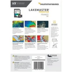 Humminbird Sondeurs & Gps|Sondeurs & Gps^Carte Détaillée Lakemaster V2 Premium Des Principaux Lacs Français