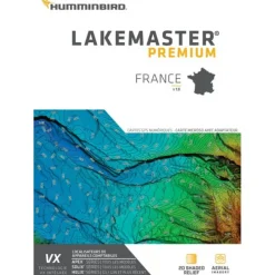 Humminbird Sondeurs & Gps|Sondeurs & Gps^Carte Détaillée Lakemaster V2 Premium Des Principaux Lacs Français