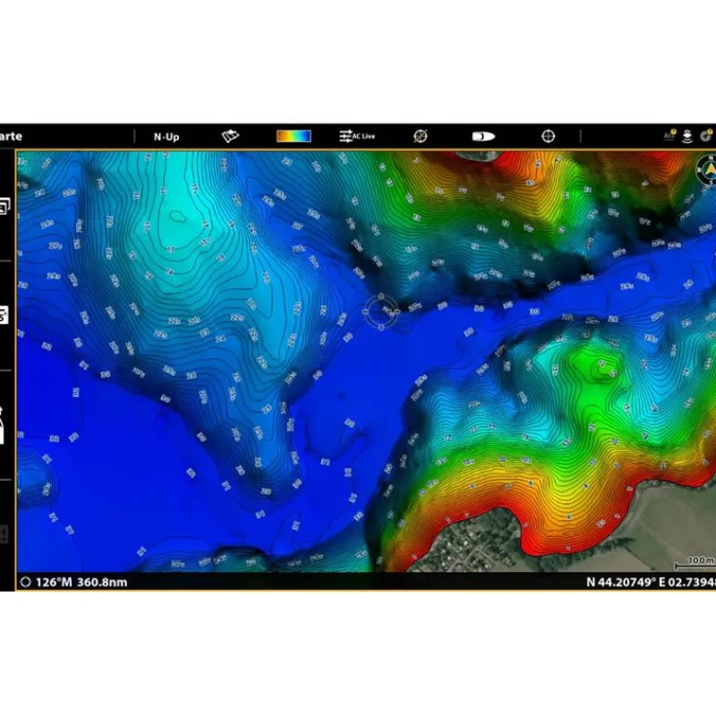 Humminbird Sondeurs & Gps|Sondeurs & Gps^Carte Détaillée Lakemaster V2 Premium Des Principaux Lacs Français