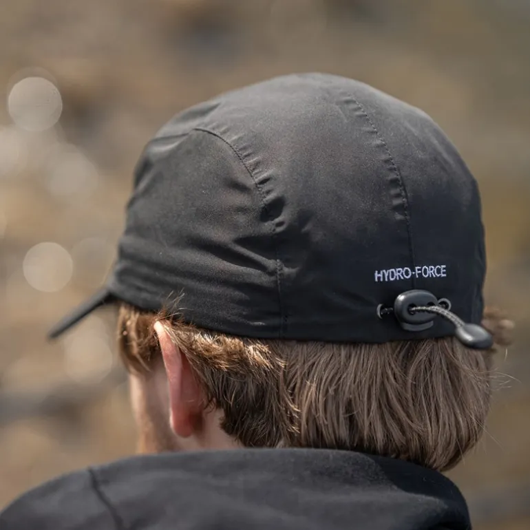 Casquette Avid Carp Stealth Black Waterproof 5-Panel Cap - Noir