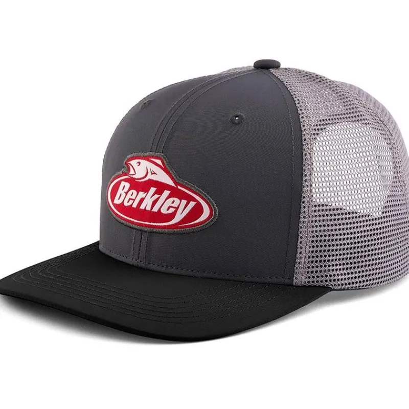 Berkley Casquettes, Visières & Chapeaux^Casquette Performance Trucker Char - Charcoal Black/Grey