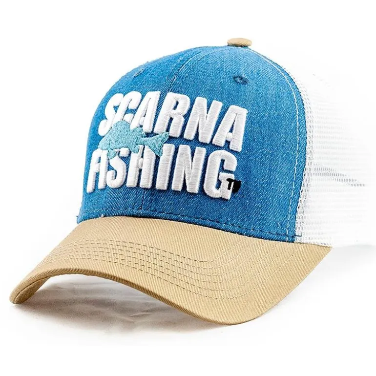 Casquette Homme Fishxplorer Scarna Fishing - Bleu