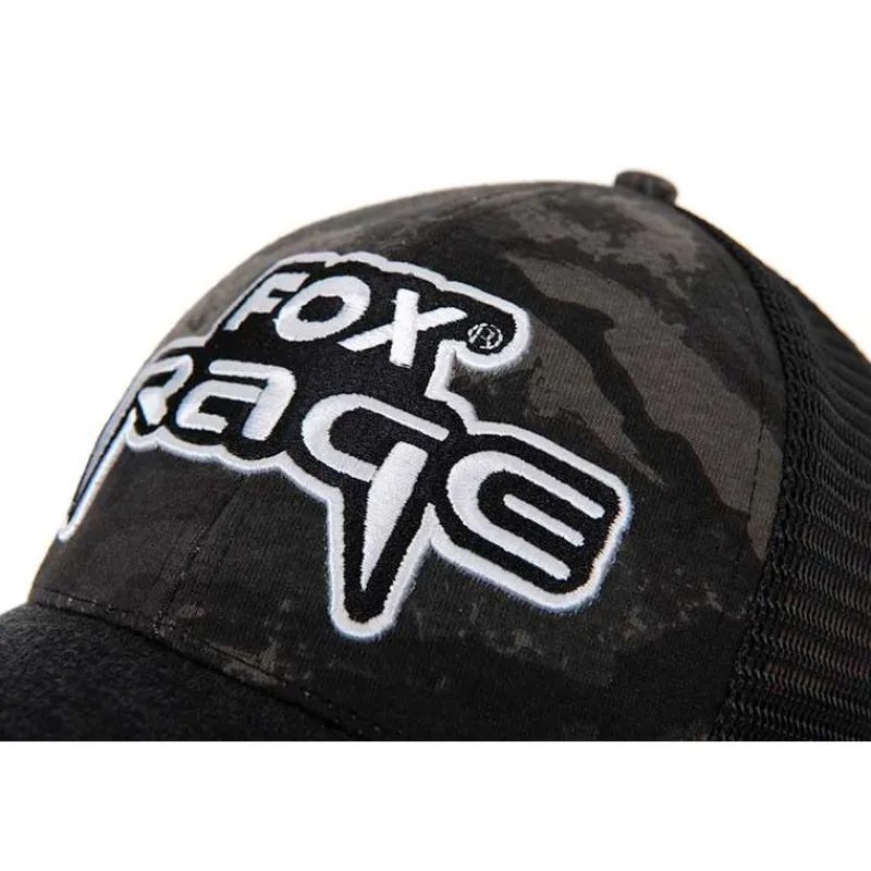 Fox Rage Casquettes, Visières & Chapeaux^Casquette Homme Embroided Camo Trucker Cap - Noir