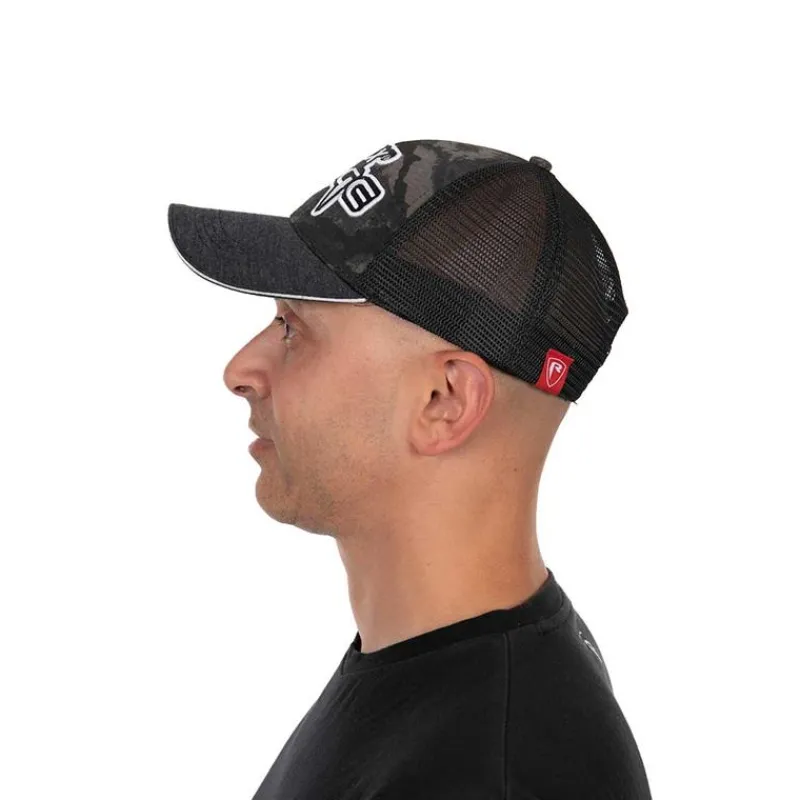 Fox Rage Casquettes, Visières & Chapeaux^Casquette Homme Embroided Camo Trucker Cap - Noir