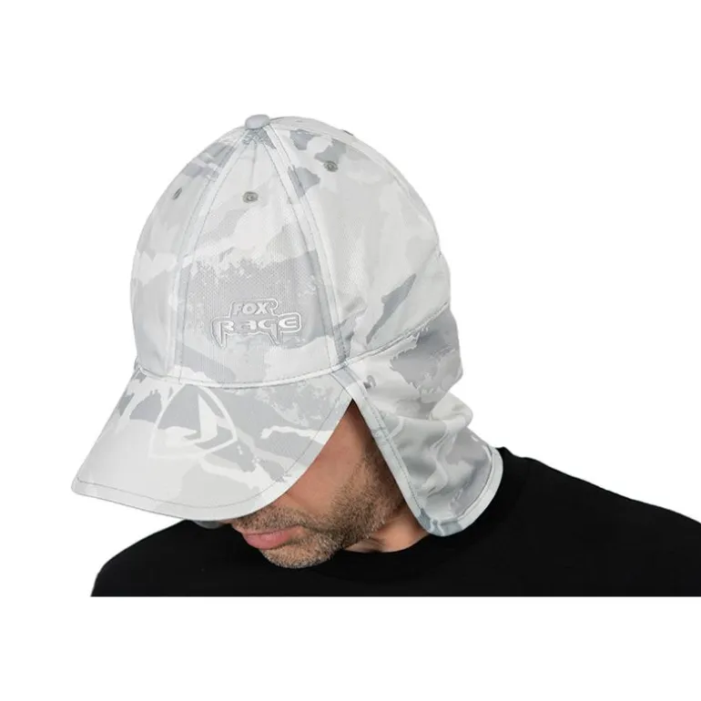Casquette Homme Fox Rage Light Camo Sun Hat - Blanc