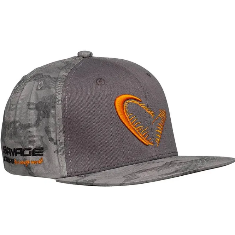 Savage Gear Casquettes, Visières & Chapeaux^Casquette Homme Flex Fit Camo Cap - Camo/Gris