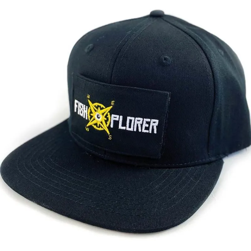 Fishxplorer Cadeaux & Décoration|Cadeaux & Décoration^Casquette Homme À Scratch Snapback - Noir