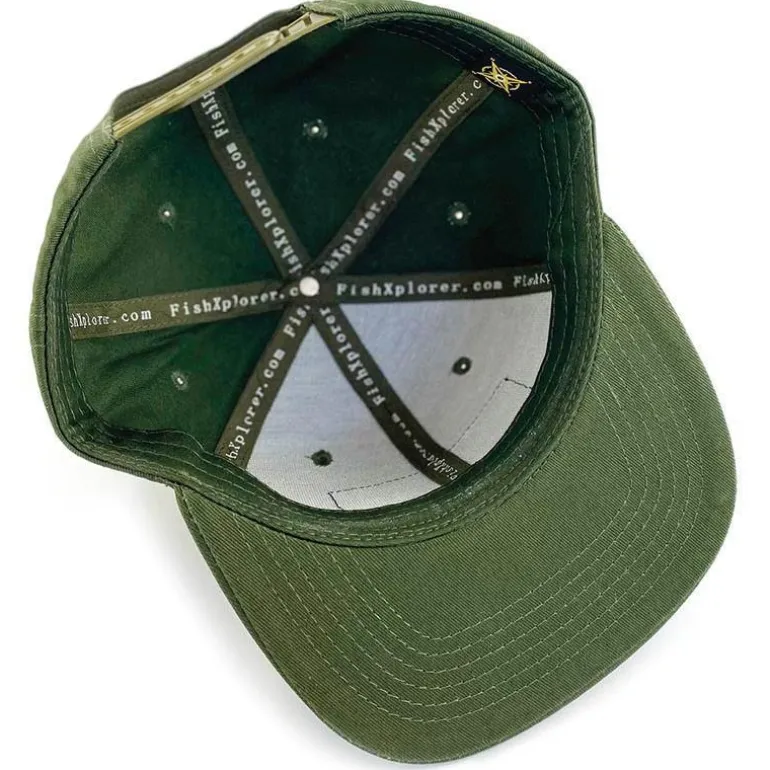 Casquette Homme À Scratch Fishxplorer Snapback - Vert