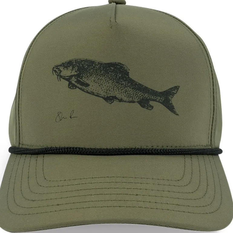 Casquette Korum Waterproof Rope Hat Barbel - Kaki