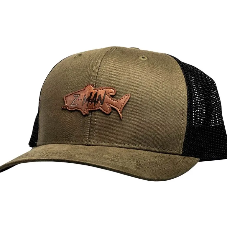Casquette Zman Bad Azz Bass Trucker Hatz - Vert/Noir