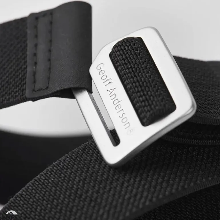 Ceinture Homme Geoff Anderson Zipzone - Noir