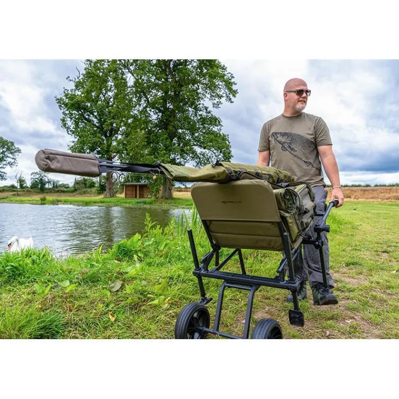 Korum Transport^Chariot Convertible S23 - Twin Wheel Barrow Kit