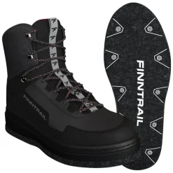 Chaussures De Wading Finntrail Wademan Feutre - Dark Grey