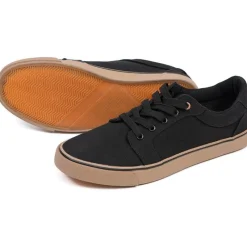 Fox Bottes & Chaussures^Chaussures Homme Black Canvas Shoe