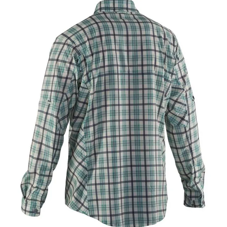 Chemise Manches Longues Homme Grundéns Fly Bridge Long Sleeve Dusty - Turquoise