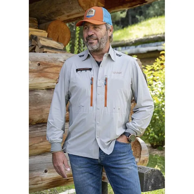 Devaux T-Shirts, Polos & Chemises^Chemise Manches Longues Homme Ranger - Gris