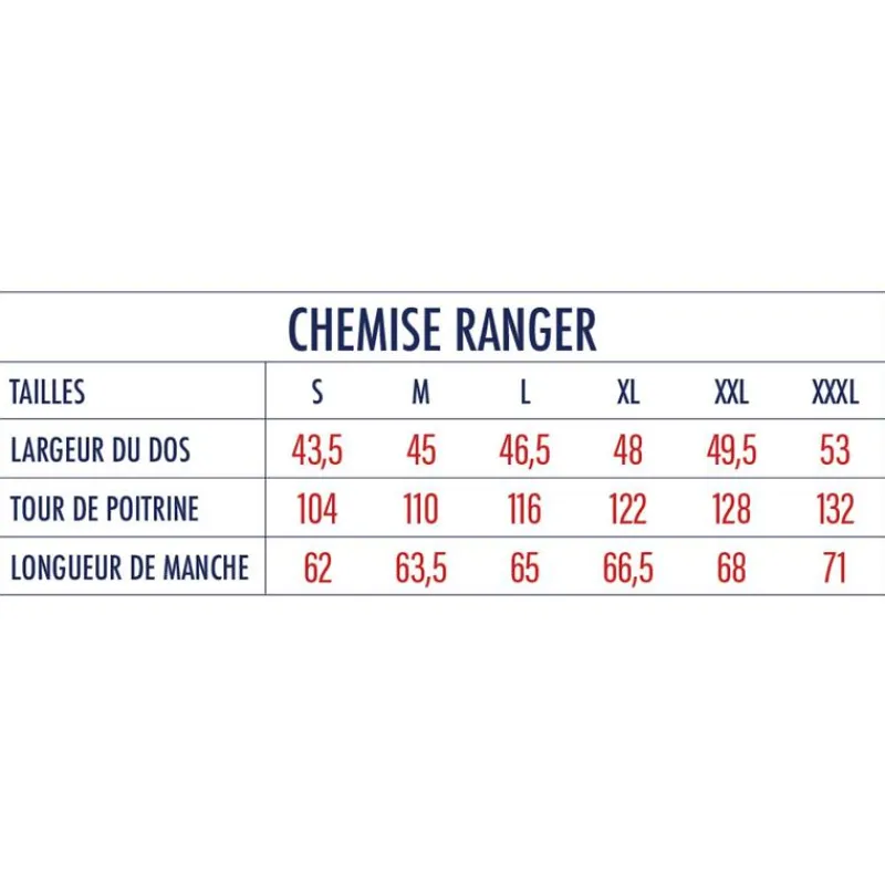 Devaux T-Shirts, Polos & Chemises^Chemise Manches Longues Homme Ranger - Gris