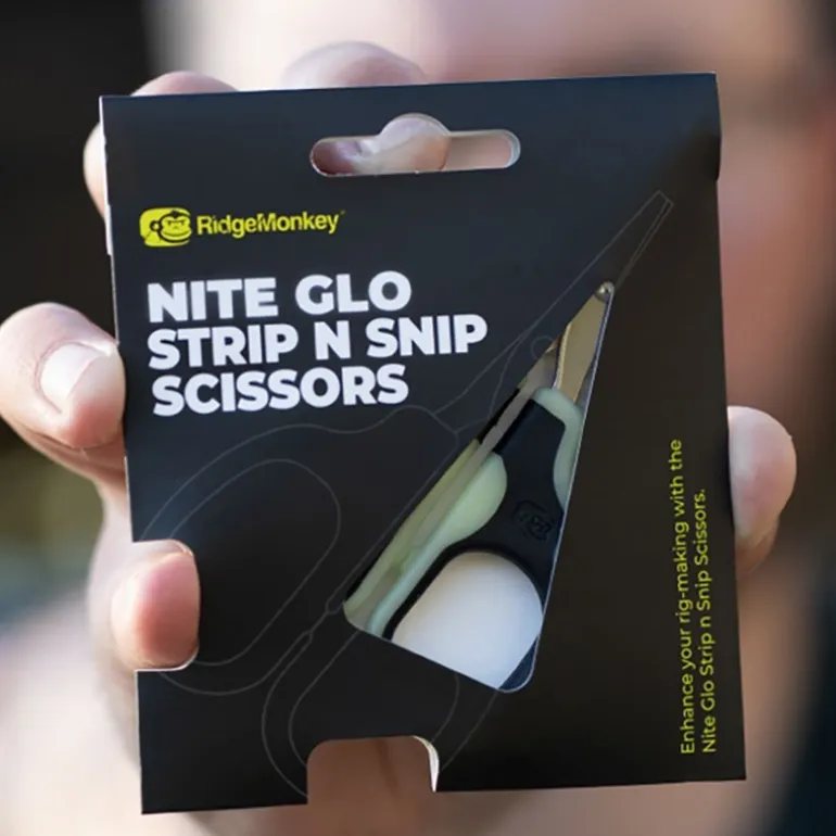 Ciseaux Ridge Monkey Nite Glo Strip N Snip Scissors