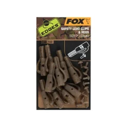 Clip Plomb Fox Edges Camo Lead Clip + Pegs