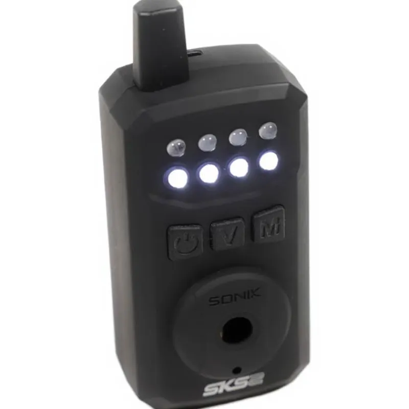 Sonik Détection^Coffret Détecteur De Touche Sks2 Alarm Set + Lampe Bivvy