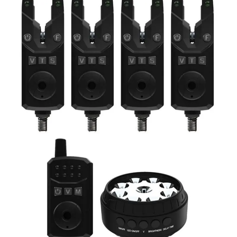 Sonik Détection^Coffret Détecteur De Touche Sks2 Alarm Set + Lampe Bivvy