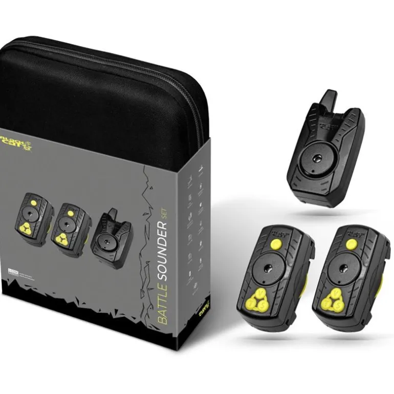 Coffret Détecteur Silure Black Cat Battle Sounder Set 2+1