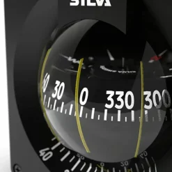 Silva Outils De Navigation^Compas 100B/H Pacific Pour Montage Cloison, Clinomètre Et Éclairage 12V
