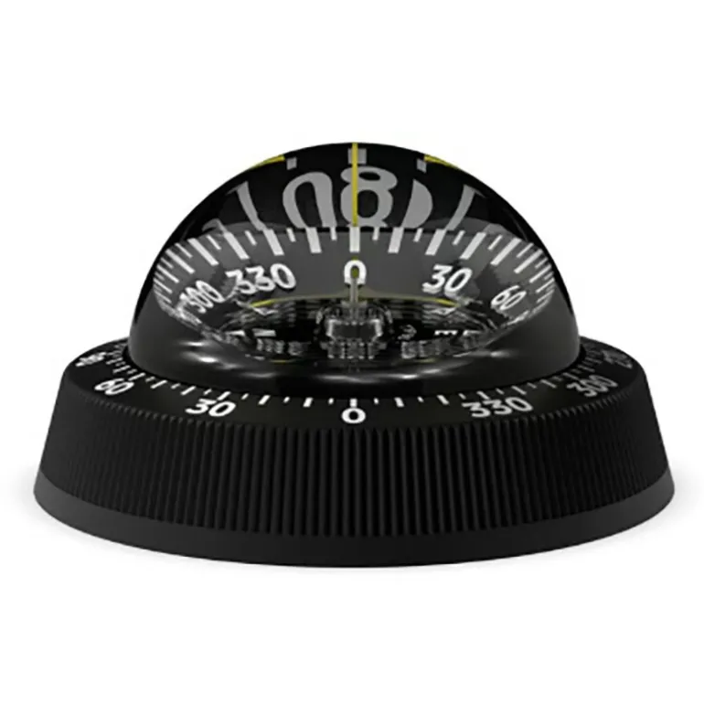 Compas Silva 85 Noir, Montage Plat Plot Avec Mémoire De Cap 360°