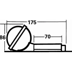 Compas Silva 70Un Universal Avec Support