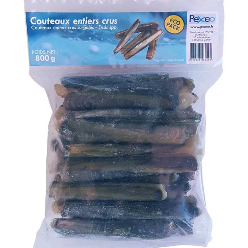 Pexeo Appâts Naturels - Amorces^Couteaux Entiers Surgelés Eco