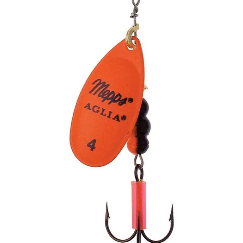 Mepps Leurres Truite^Cuiller Tournante Aglia Fluo Orange