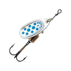 Mepps Leurres Carnassiers|Leurres Truite^Cuiller Tournante Comet Argent Point Bleu