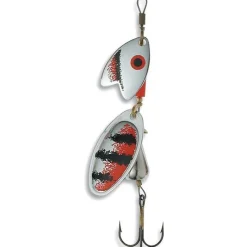 Mepps Leurres Truite^Cuiller Tournante Tandem Truite - Argent/Rouge/Noir