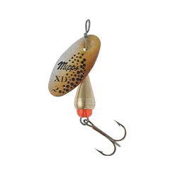Cuiller Tournante Mepps Xd Tri Fluo Or/Brown