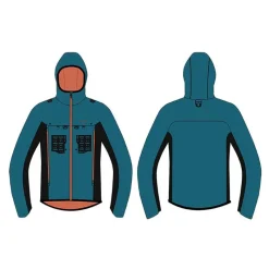 Devaux Vestes De Pêche^Doudoune Homme Rift'fly - Orange/Bleu