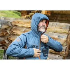 Devaux Vestes De Pêche^Doudoune Homme Rift'fly - Orange/Bleu