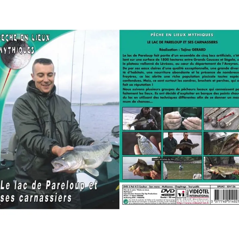 Vidéotel Cadeaux & Décoration|Cadeaux & Décoration^Dvd - Lac De Pareloup Et Ses Carnassiers
