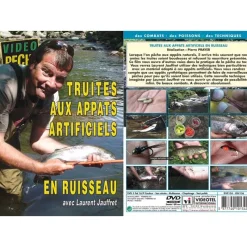 Vidéotel Cadeaux & Décoration|Cadeaux & Décoration^Dvd - Truites Aux Appats Artificiels En Ruisseau Avec Laurent Jauffret