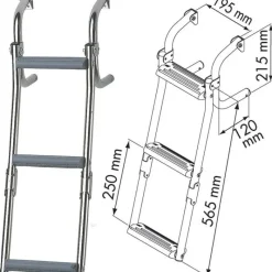 Plastimo Sécurité & Secours^Echelle Marches Etroites