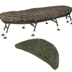 Ensemble Bedchair + Oreiller Trakker Levelite Oval Mf-Hdr