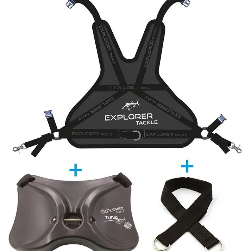 Explorer Tackle Accessoires^Ensemble Harnais Dorsal + Baudrier Tuna