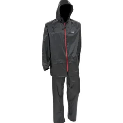 Ensemble Veste Et Pantalon Homme Impermeable Dam Portec Rainsuit - Noir