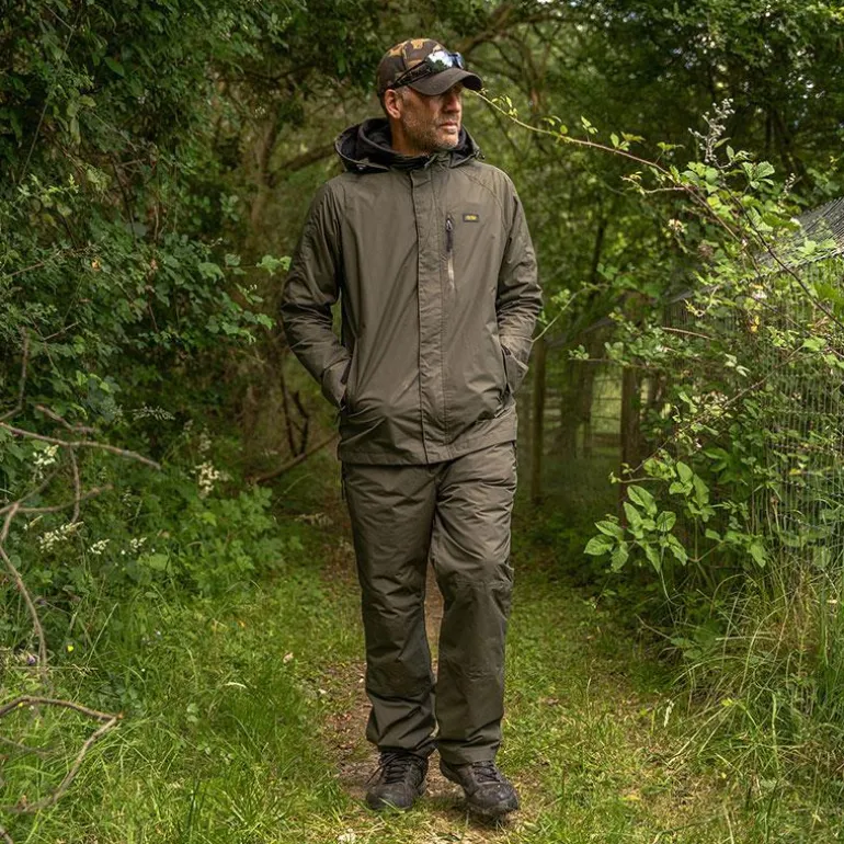 Ensemble Veste Et Salopette Homme Avid Carp Revolve Waterproof Suit - Kaki