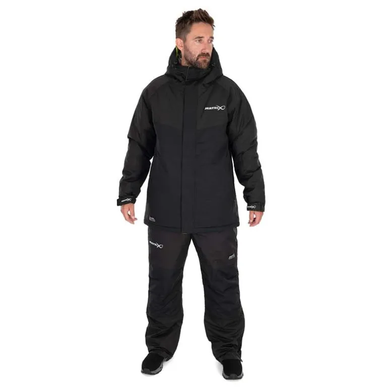 Ensemble Veste Et Salopette Homme Fox Matrix Therma Foil Winter Suit - Noir