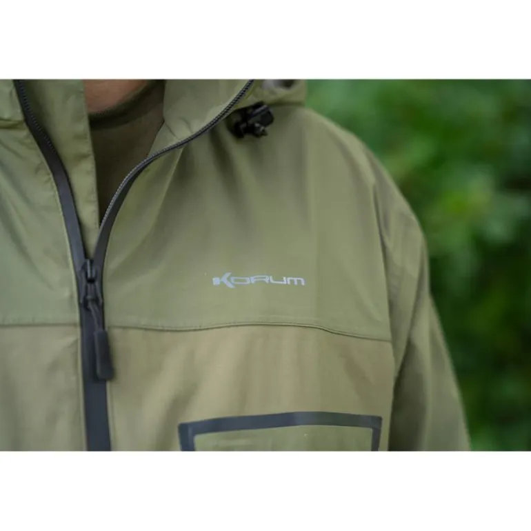 Ensemble Veste Et Salopette Homme Korum Superseal Waterproof - Kaki