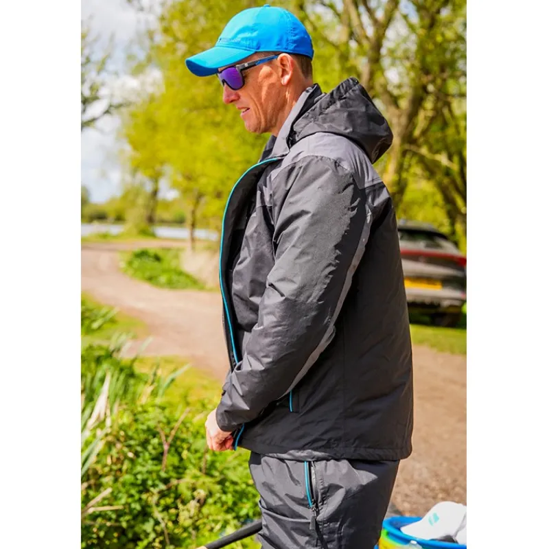Preston Innovations Vestes De Pêche^Ensemble Veste Et Salopette Homme Df Lite Suit - Noir/Gris